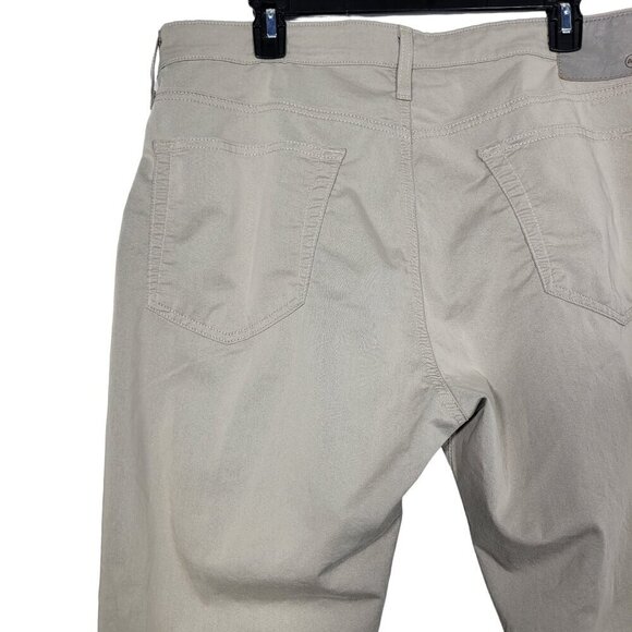 Adriano Goldschmied Men's Everett Slim Straight Khaki Light Weight Pant Sz 38x32 - Picture 8 of 15